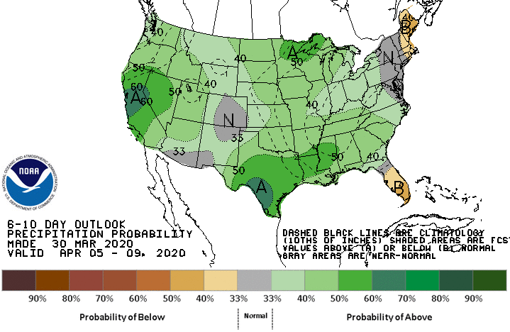 6-10 DAY precip outlook